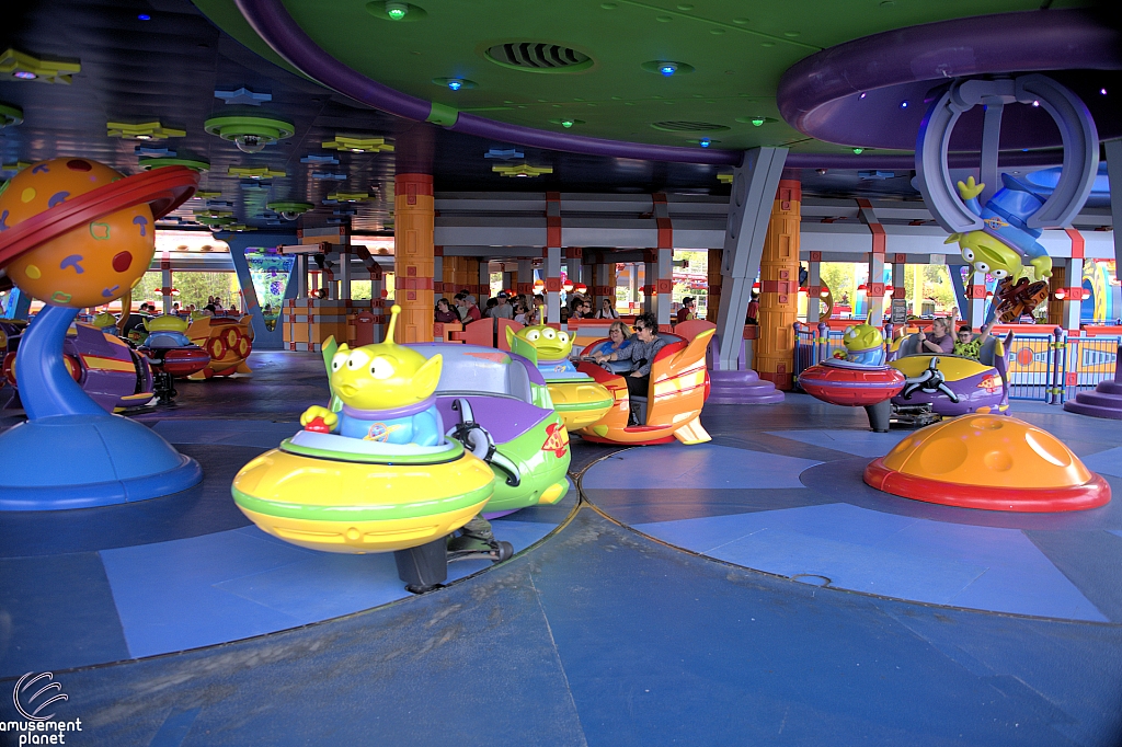 Alien Swirling Saucers